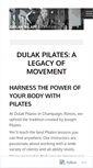 Mobile Screenshot of dulakpilates.com